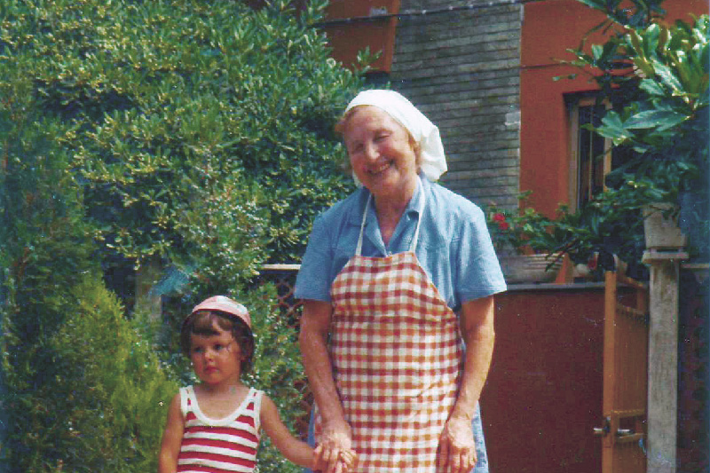 Grandmother Alda with Cristina