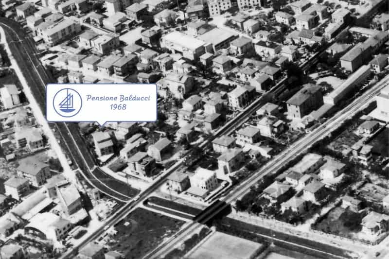 Pensione Balducci - Aerial Photo 1968