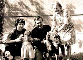 Nella, Cristina, Enzo, Alda and Wolf