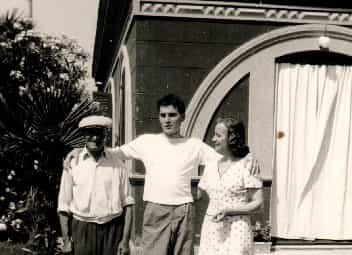Grandfather, Enzo, and Mother Alda - 1955